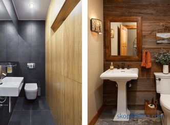Украсата на малка тоалетна, правилата за избор на материали и цветове, популярни детайли и стилове