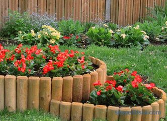 Граница за цветни лехи - фото идеи, как да направите декоративна ограда за цветя