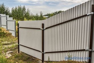 Ограда от велпапе (професионален лист) - как да го направите правилно: монтаж, монтаж и строителство