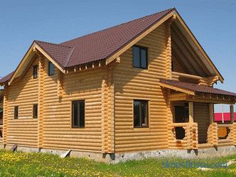 Цени за проекти на къщи от заоблени дървени трупи в Москва, снимки на проекти на едноетажни къщи