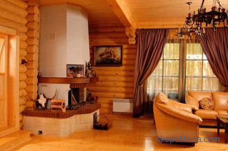 Къща от дървен материал с таван, дървена селска къща с таванско помещение, планиране на къщата от дървен материал с таванско помещение