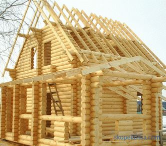 Как да построим къща от заоблен дървен материал, къща от дървена къща, строителна технология