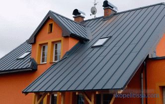 Метален покрив: сортове, строителна технология