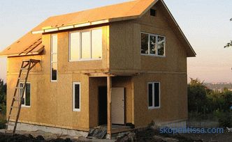 опции за довършване на фасадата на рамкова къща с примери в снимката и видеото