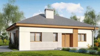 Проекти на къщи от газобетонни и пенобетонни блокове до 100 кв.м. m: видове, примери, предимства на материала