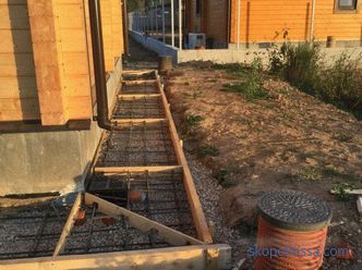 Полагане на тротоарни плочи върху настилката от бетон - технологията на строителните операции