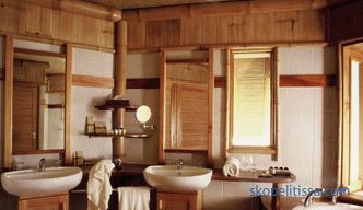 Баня дизайн в дървена къща - правилата за подреждане на модерен интериор