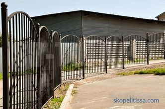 Метални огради и огради: разнообразие, цена, избор, монтаж