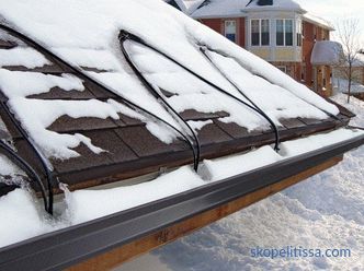 избор на нагревателен кабел и монтаж на покривна система против обледеняване