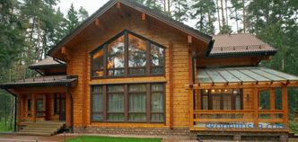 Строителство на къщи от дървен материал до ключ в Москва: проекти и цени